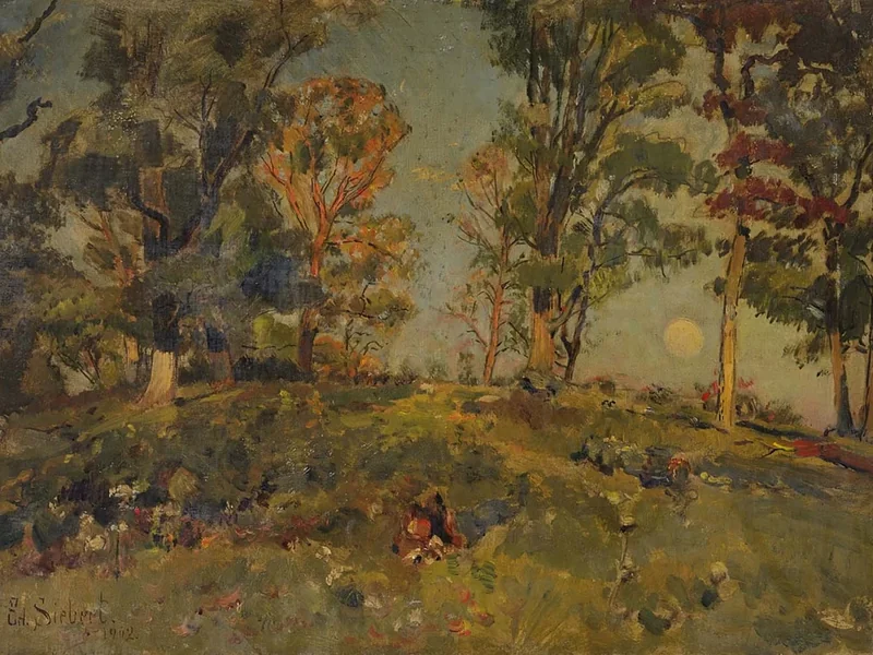 1856-Edward Seimar Siebert - Paesaggio di Willside